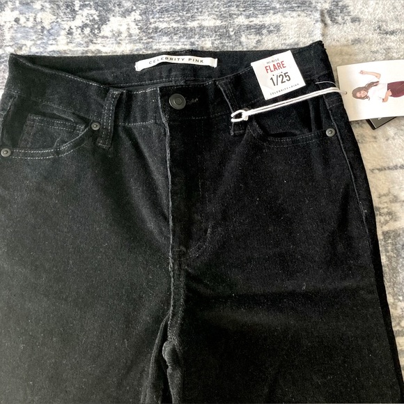 Pink's Hi-Rise flare super stretch jeans size 1 - Picture 3 of 7